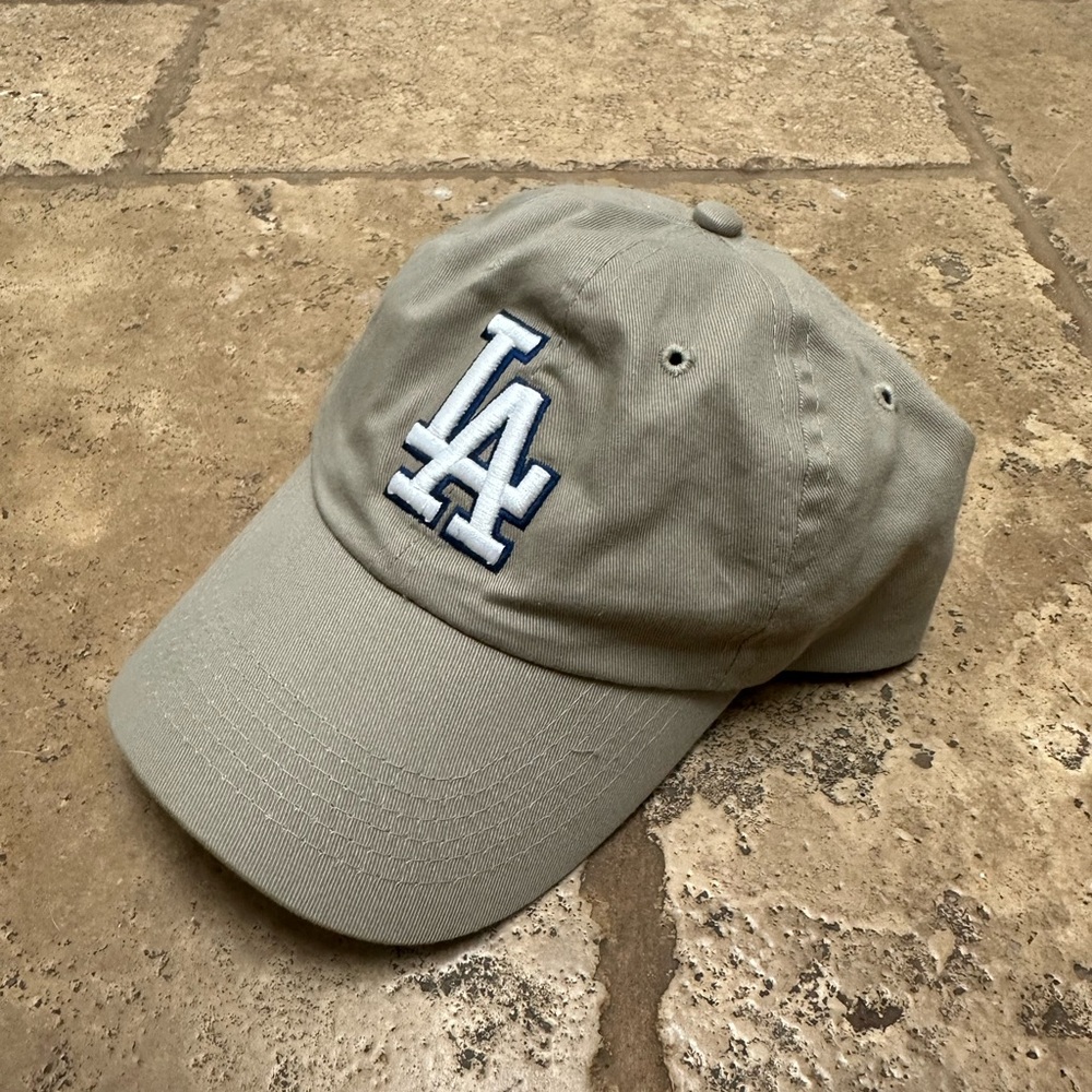 MLB Los Angeles Dodgers Celebrating 100 Years Adjustable Velcro Hat Embroidered